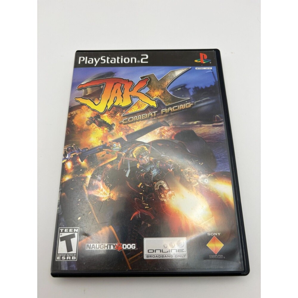 Jak X Combat Racing PS2 PlayStation 2 CIB Black Label Complete w/ Manual Tested
